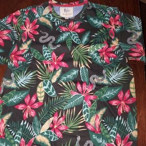 Snakes and flowers t shirt